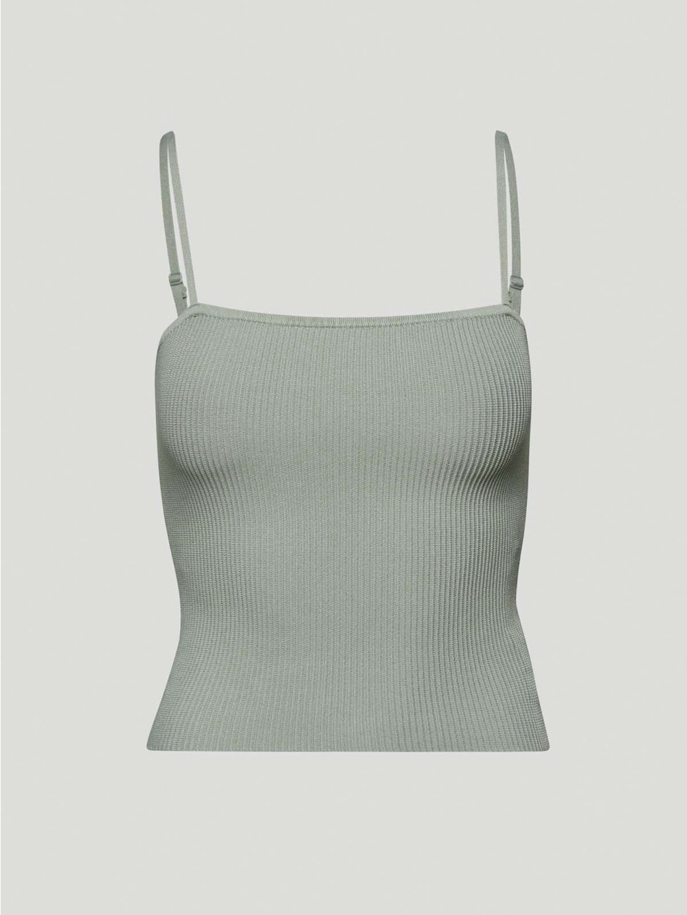 Babaton Sculpt Knit Cami Tank Dusky Green Size Small